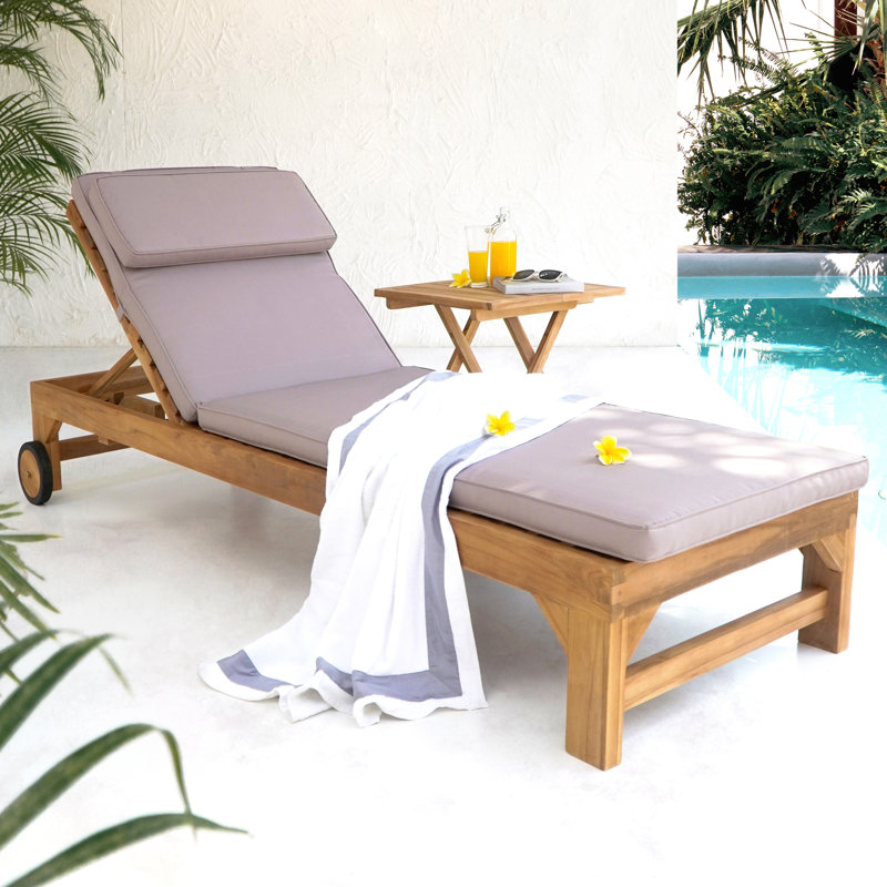 Devian 200cm Long Reclining Single Chaise with Cushions