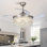 42" LED Crystal Ceiling Fan With Remote Control And Light Kit Included