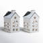 Lilou 2-Piece Set Porcelain LED House with Roof-1176556718-1176556712