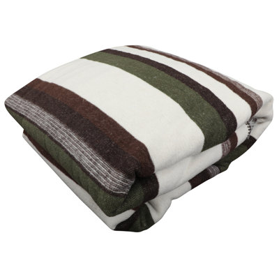 Wooded River Premier Sage Valley - Throw - 60x72, Lodge Accent Blanket for Living Room and Reading Chair