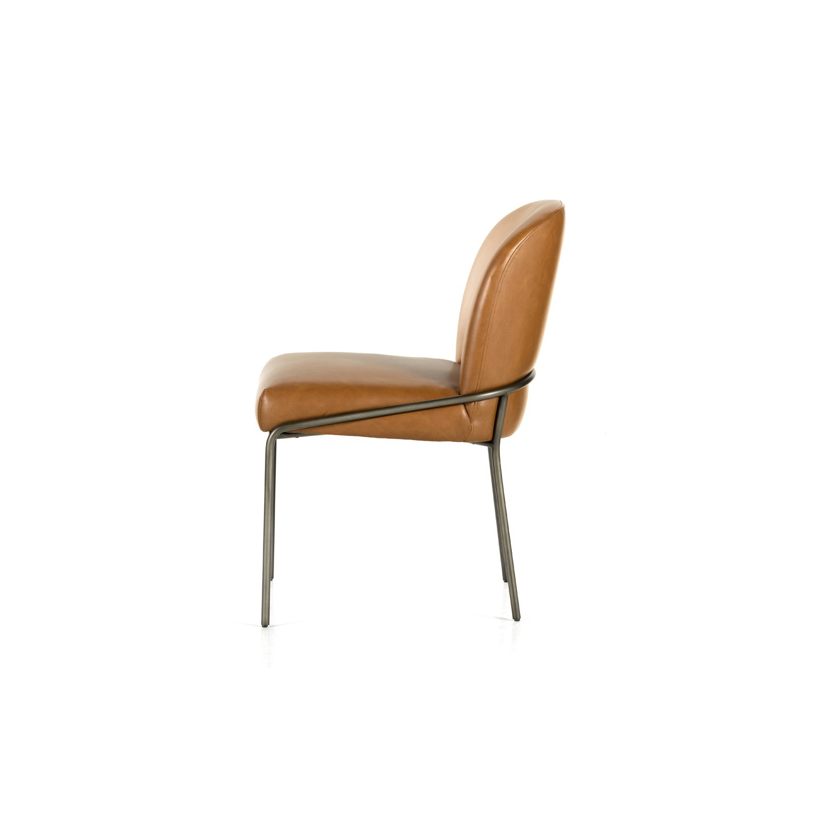 Laina Side Chair, Sierra Butterscotch Faux Leather