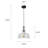 1 - Light Matt Black Single Pendant