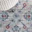 Tapis gris clair / rouge Lazo Modern-610850789