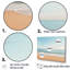 «Coastal Hush Dreaming Beach Sand III», ensemble d'art sur toile-107733991-107733992