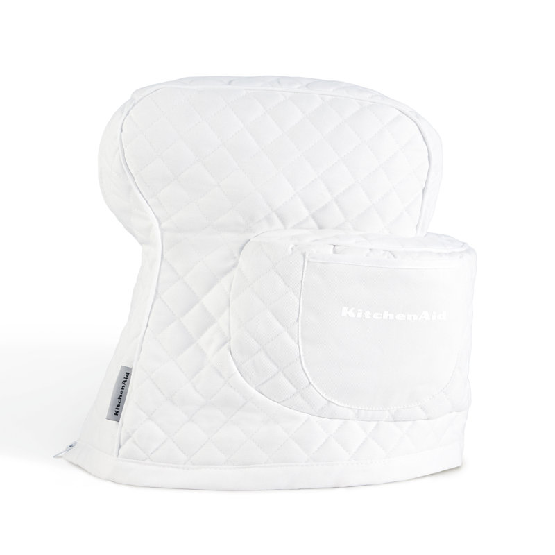 KitchenAid® Quilted Fitted Mixer Cover, White