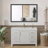 48"x32" Oversized Modern Rectangle Bathroom Mirror with Black Aluminum Frame for Vertical or Horizontal Wall Mounting-763945897
