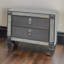 Table de chevet 2 tiroirs Mukadder