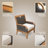 Teak Patio Chair with Cushions