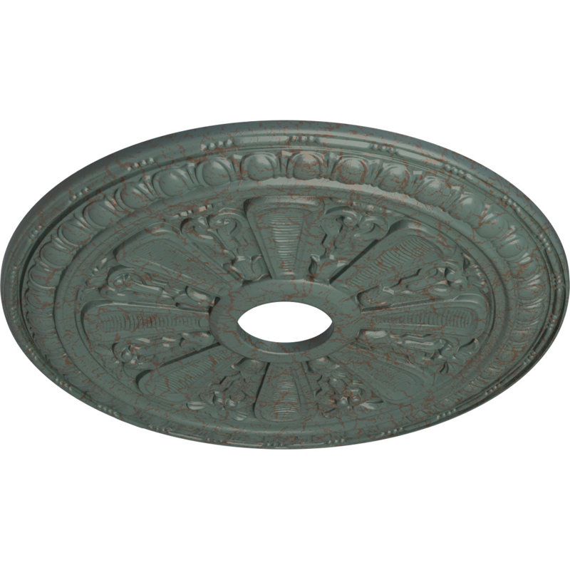 Médaillon de plafond Bristol de 23 1/2 po x P 3 7/8 po x P 1 po (convient aux auvents jusqu'à 3 7/8 po)