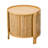 Round Rotating Coffee Table (Antique Brown)