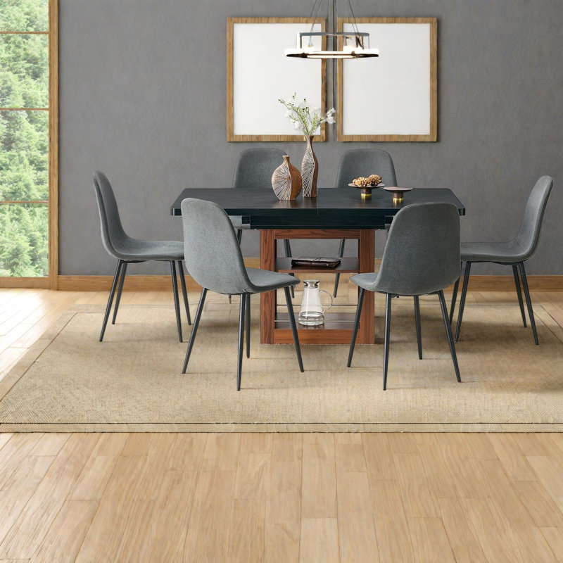 Modern Extendable Dining Table Sets With Storage For Kitchen And Dining