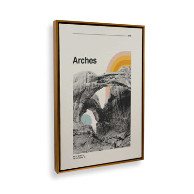 Affiche rétro de voyage «Zion» par Garima Dhawan, reproduction d'art