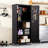 Metal Storage Cabinet With Wheels And Adjustable Shelves