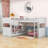 Kids Twin Over Twin Bunk Bed with Drawers-70507703