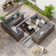 Treyshun Wicker 10 - Person Modular Patio Conversation Sets with Cushions