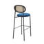 Tabouret de bar moderne en tissu Euston-1884430166-1928241691
