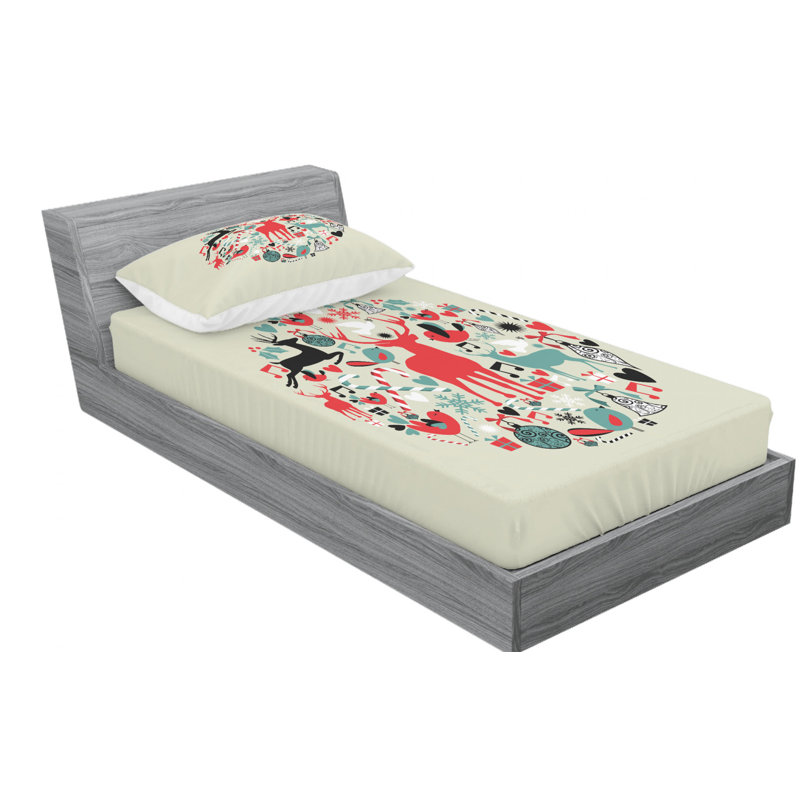 Microfiber Sheet Set, Twin XL Sheet Set with Fitted Sheet