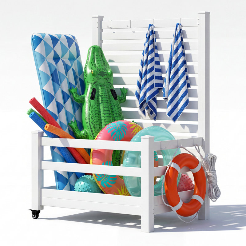 Organisateur de rangement de piscine pour piscine, 420