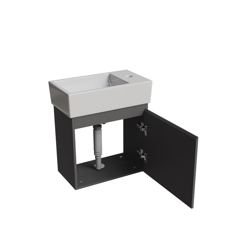 Bathroom Vanity with Integrated Basin