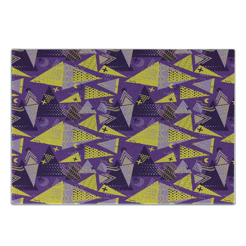 Planche à découper géométrique east urban home, 11,5 po x 8 po