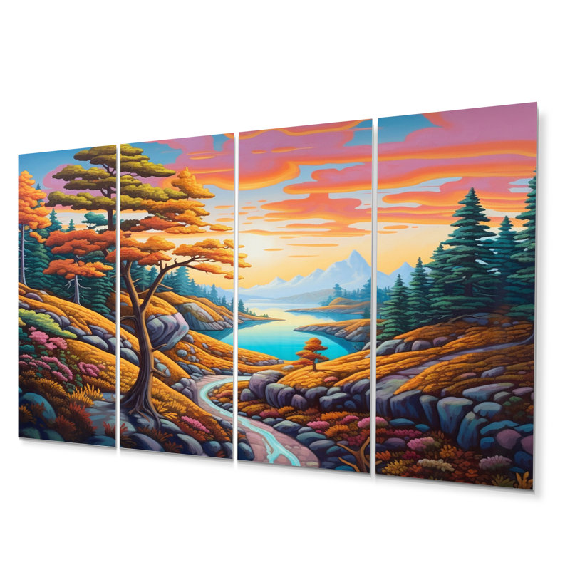 Rustic Landscape & Nature Wall Decor on Metal