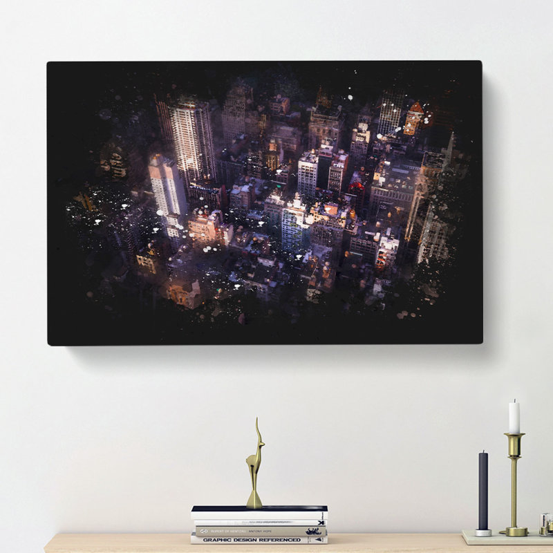 Above New York City - Wrapped Canvas, 35cm H x 50cm W x 3cm D
