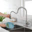 Robinet de cuisine extractible à poignée simple-63177522