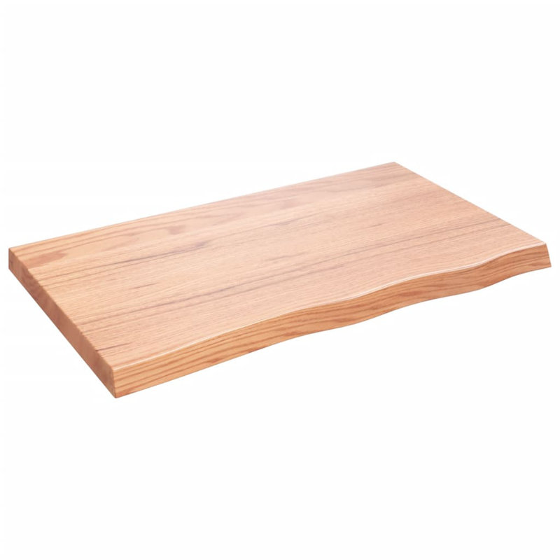 Tablette flottante en bois massif Harvans, H 2,4 po x l 39,4 po x P 23,6 po