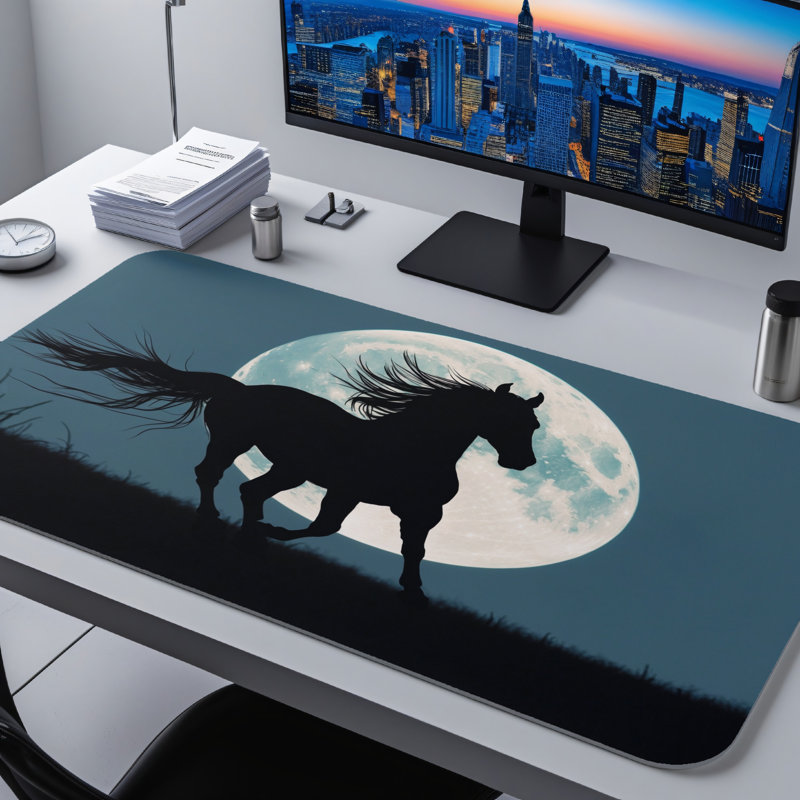 Polyester Desk Pad, 23.6x13.8