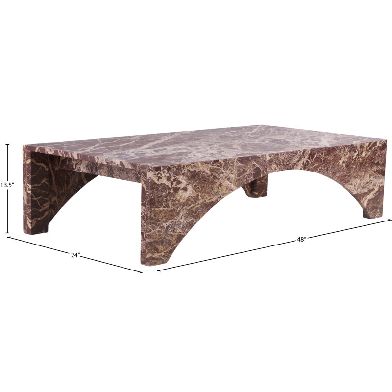 Table basse Palermo, Cerisier