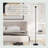 Ankrum 71" Modern Torchiere Floor Lamp with Frosted Plastic Shade