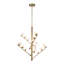 Cypress 5 Arm Opal Glass LED Chandelier-1462355288