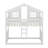 Twin Over Twin House Bunk Bed With Ladder-1752112714