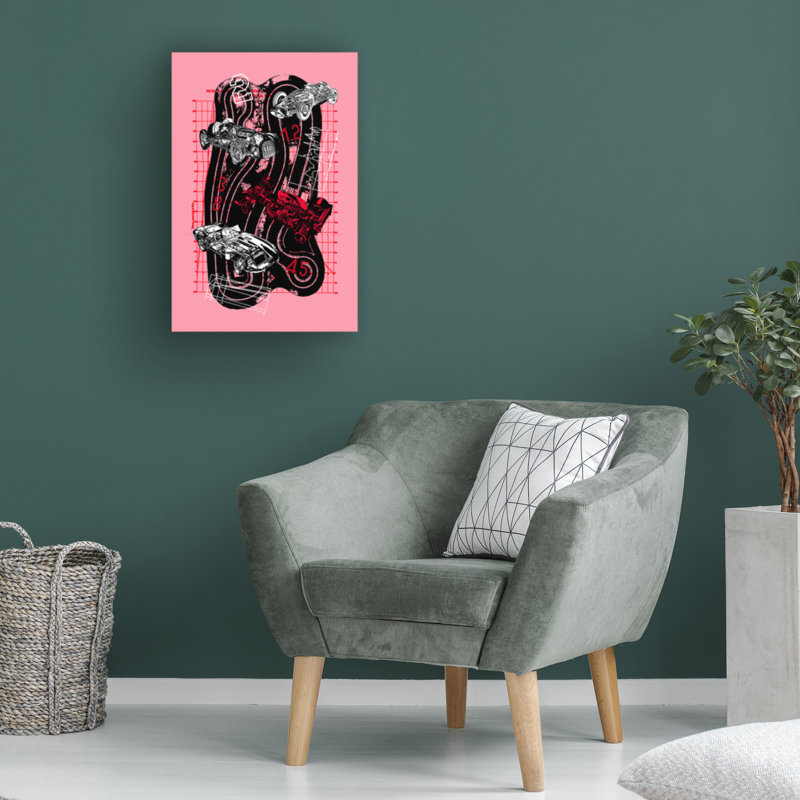 Œuvre d'art sur toile bolologia Pawel Pacholec, H 19 po x l 12 po