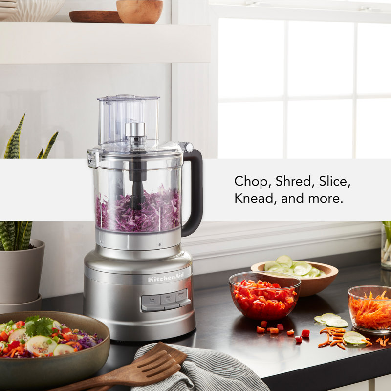 KitchenAid® 13-Cup Food Processor, Contour Silver