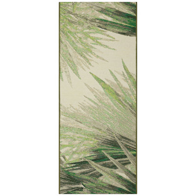 Asenet Palm Fan Indoor/Outdoor Mat