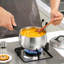 Casserole BergHOFF Belly Tri-Ply 18/10 en acier inoxydable 15 cm avec couvercle, noir fumé-136185349