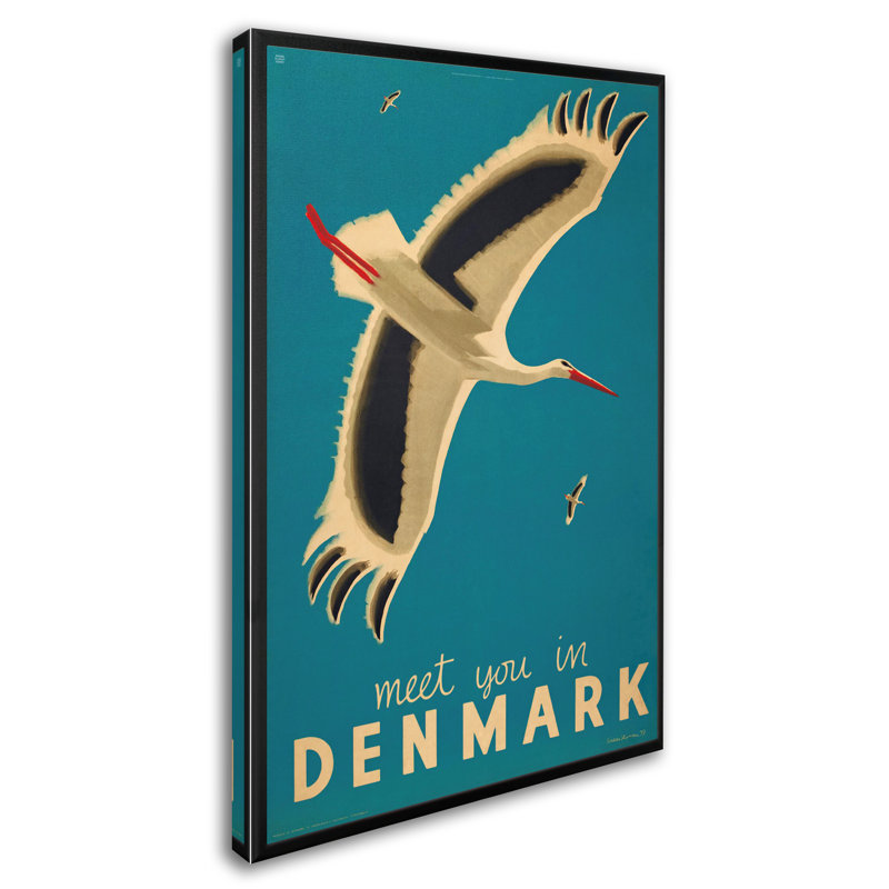 « denmark », reproduction d’impression sur toile tendue, H 19 po x l 12 po