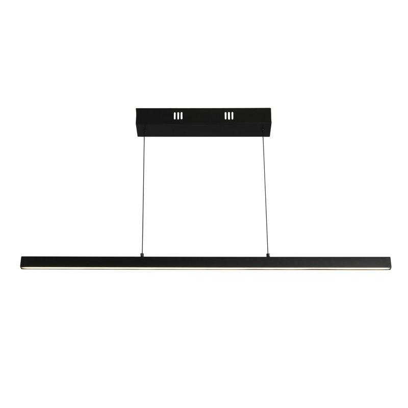 Clintin 1 - Light Black LED Kitchen Island Pendant