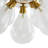 18-light Swirled Glass Globe Chandelier
