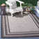 Tapis gris clair / noir Hance