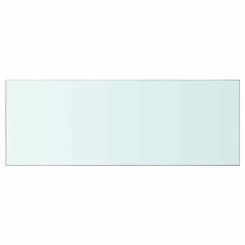 Tablette murale Tablette flottante présentoir mural en verre trempé, H 0,31 po x l 31,5 po x P 11,8 po