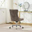 Chaise de bureau confortable en chenille, conception moderne réglable pour le bureau personnel