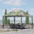 Paraguay 13 Ft. W X 10 Ft. D Steel Patio Gazebo