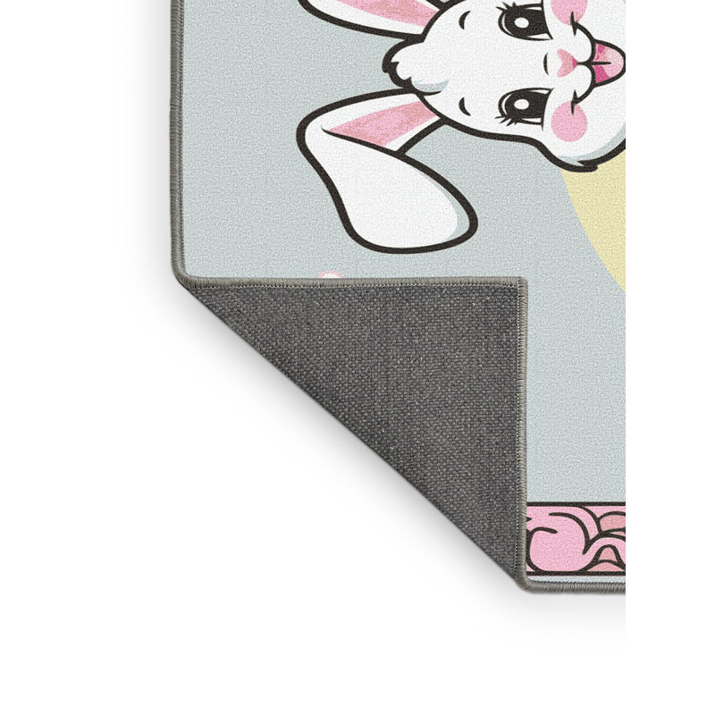 The Holiday Aisle® Easter Spring Holiday Rug, Rectangle 8' x 10'