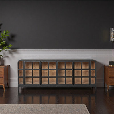 Italian-style minimalist and luxurious sideboard