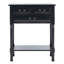 Console rustique 23,5 po - Bois massif durable avec 3 tiroirs et pieds de rangement tournés-828814609