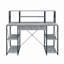 Bureau avec tablettes ouvertes et huche-1668714442