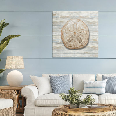 Sand Sand sur toile Shiplap, design par Amber Sterling