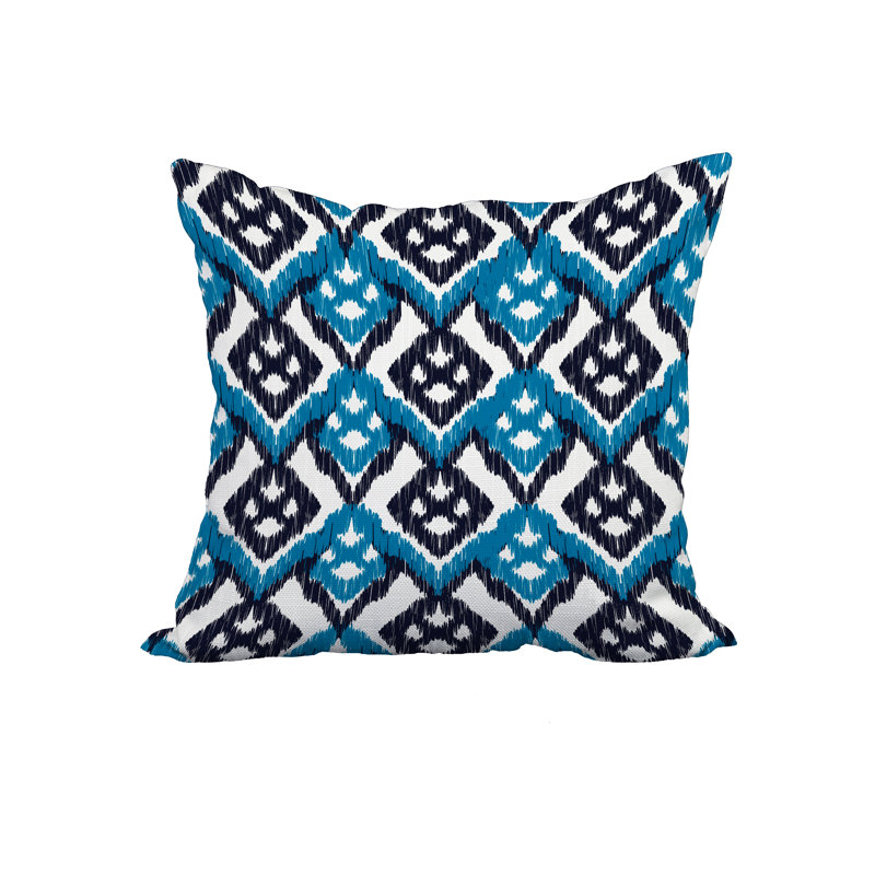 Housse et insert de coussin extérieur d'extérieur, 20 po x 20 po, Bleu